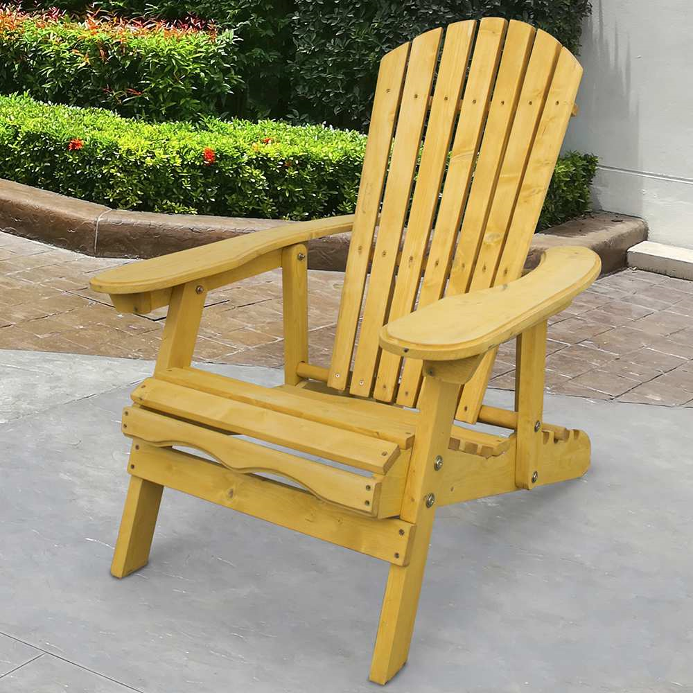 Leven Adirondack Armchair with Adjustable Back Rest - Leven Adirondack Armchair with Adjustable Back Rest